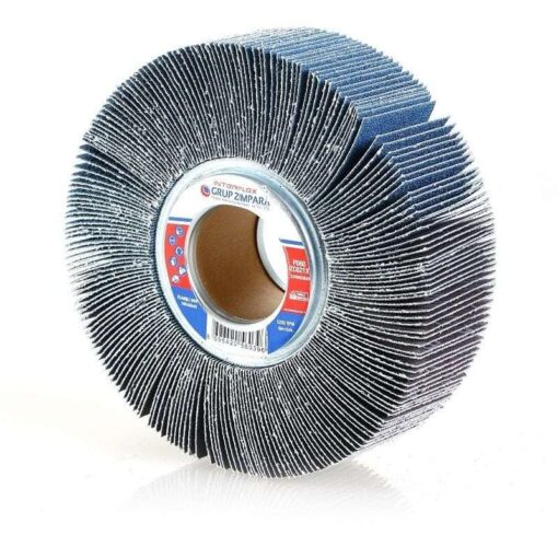 Zirkonyum Flanşlı Mop Zımpara 165x50x45 mm