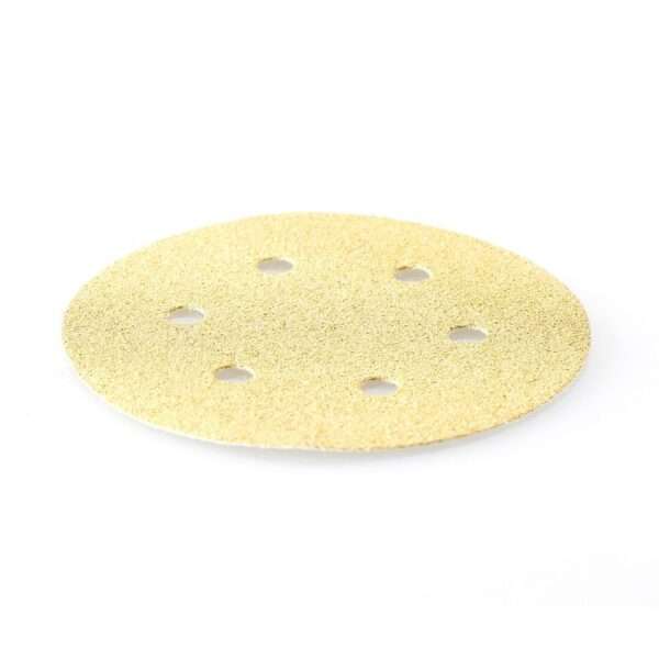 Deerfos Gold cırtlı disk zımpara 150 mm 6 Delikli