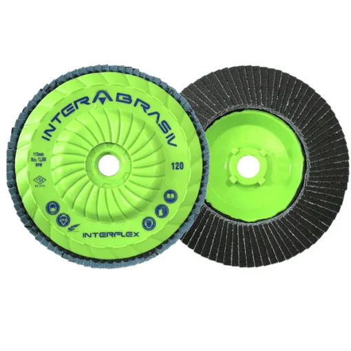 İnterabrasiv Cam Zımparası Flap Disk