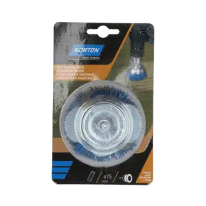 Norton Mavi Naylon Çanak Fırça 75 mm