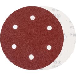 225 mm 6 delikli cırtlı alçı zımparası P100 kum