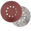Uniflex 225 mm 10 delikli cirtli alci zimparasi P180 kum gorseli
