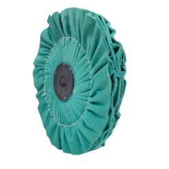 Pileli parlatma fircasi bicakcilar icin ozel 250x25 mm orta sert yesil gorseli