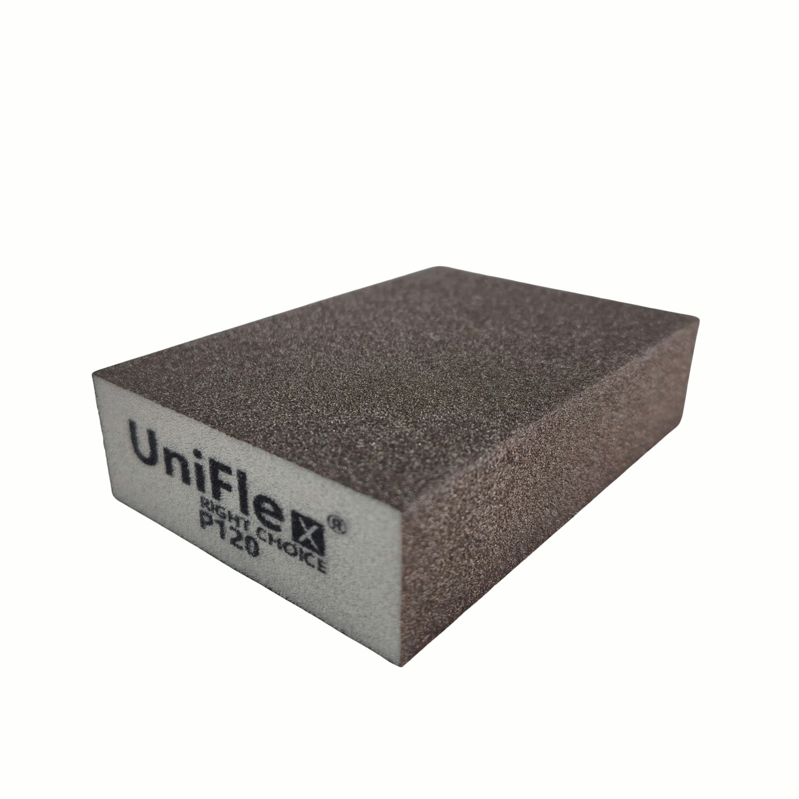 Uniflex Kübik Takoz Sünger Zımpara 1 UniFlex kübik takoz sünger zımpara 100x70x25 mm P120 kum dört tarafı kaplı